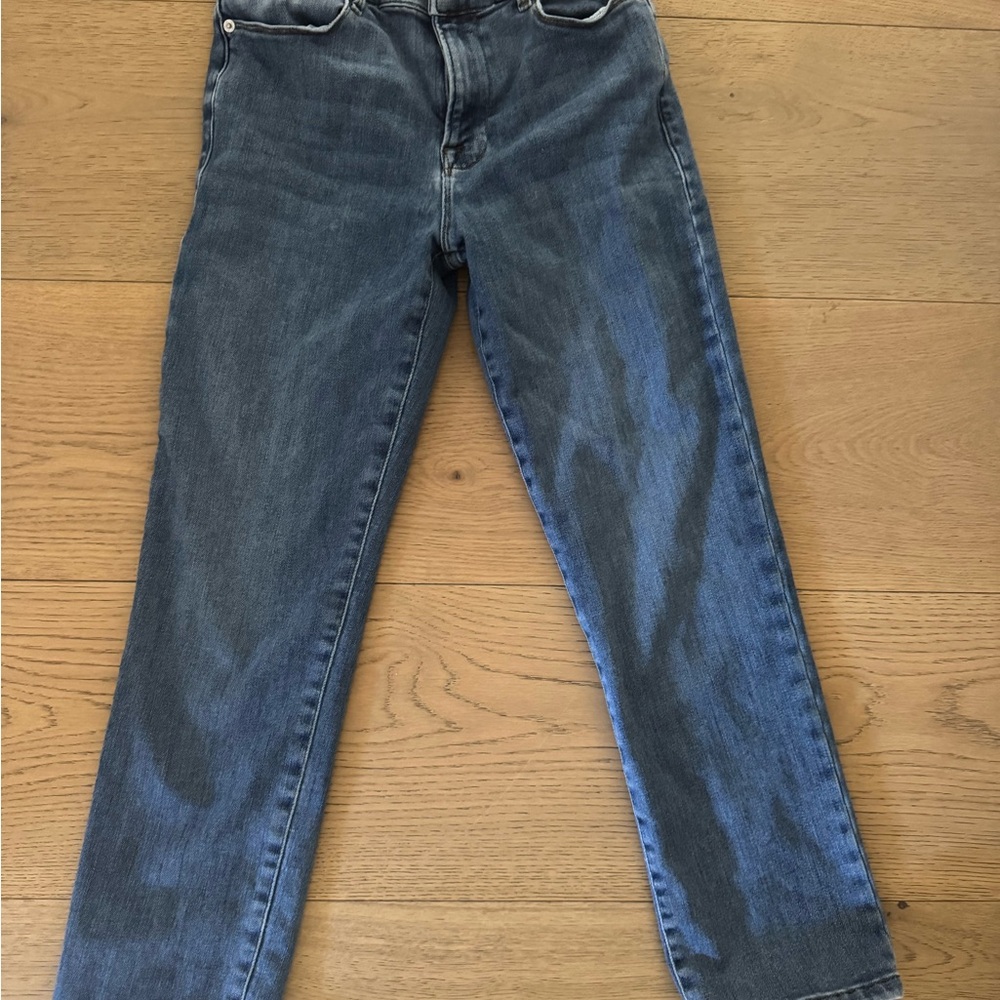 Frame Le High Straight Ankle Jeans 28 Bestia